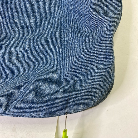 Disney Mickey Embroidered Denim Tote Bag - Picture 9 of 13